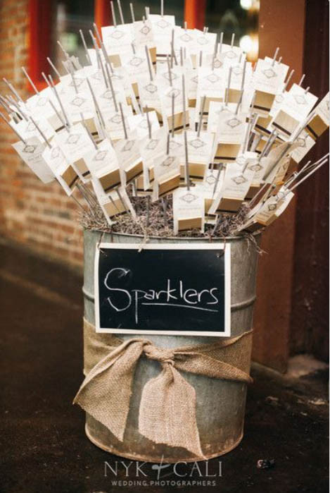 Sparklers As Wedding Favors
 Fireworks and Sparklers Tropical Destination Management