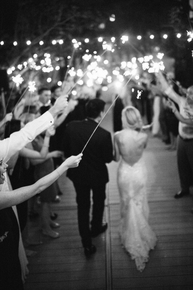 Sparklers Wedding Exit
 Let Love Sparkle Romantic Ideas with Fireworks