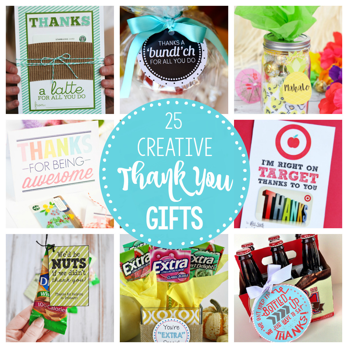 Special Thank You Gift Ideas
 25 Creative & Unique Thank You Gifts – Fun Squared