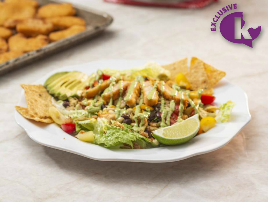 Spiced Chicken Salad
 Mexican Spiced Chicken Salad with Creamy Avocado Dressing