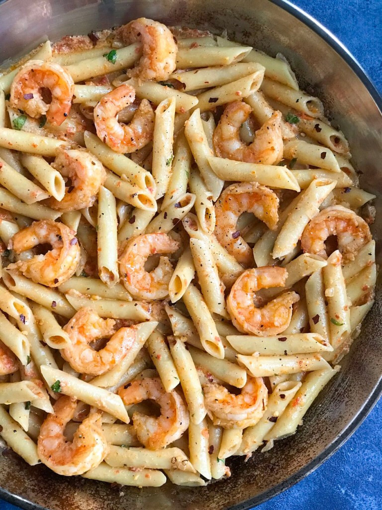 Spicy Shrimp Pasta With Red Sauce
 Creamy Shrimp Penne Pasta With Red Pepper Sauce Cookin