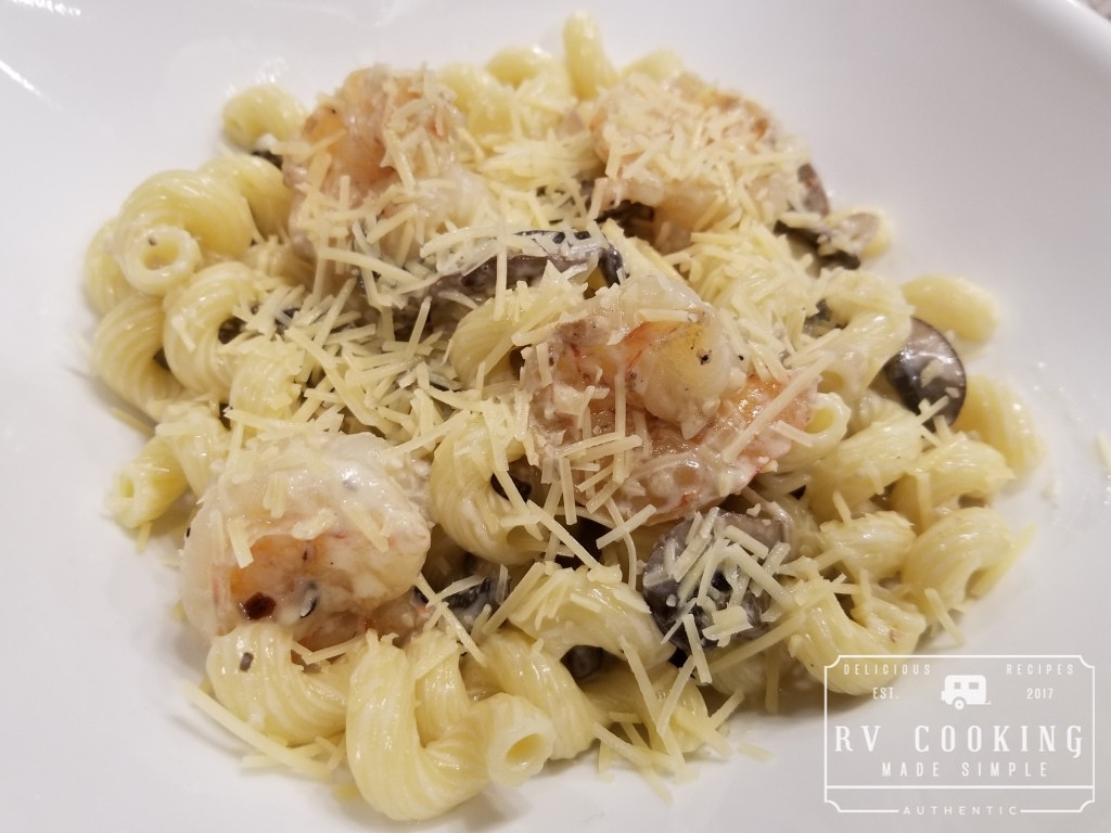 Spicy Shrimp Pasta With Red Sauce
 Shrimp and Mushroom Pasta with Spicy Cream Sauce RV