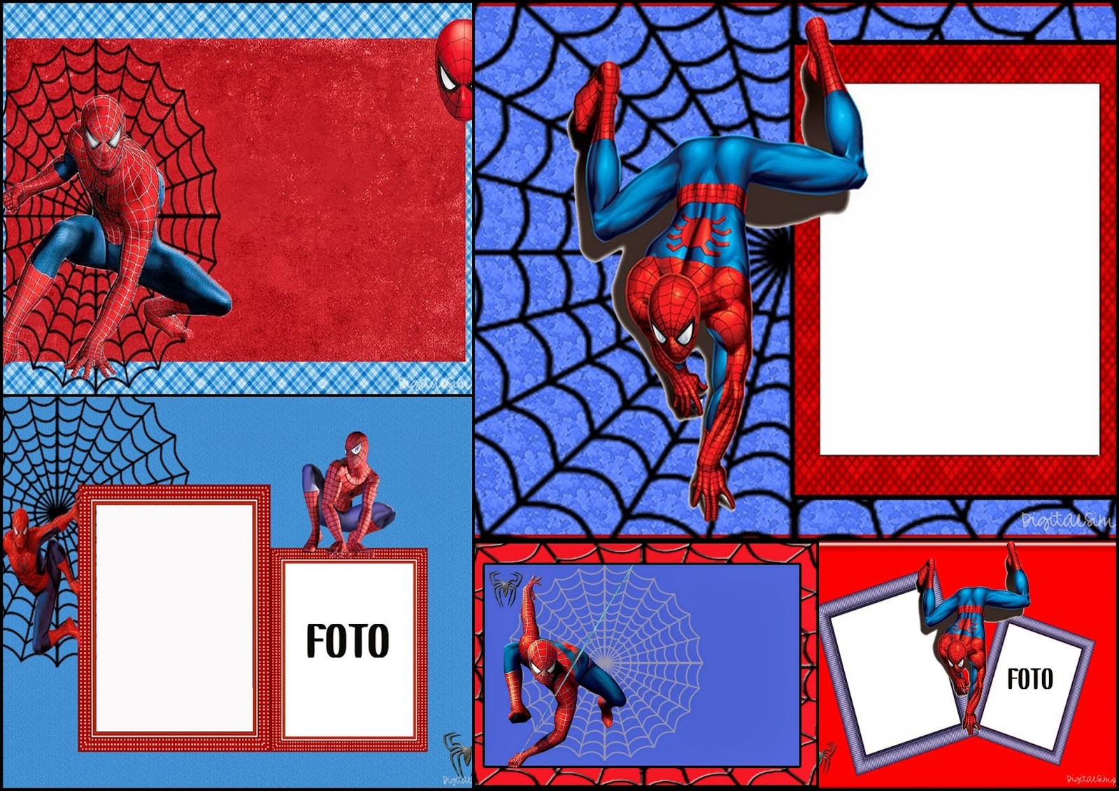 Spiderman Birthday Card
 Spiderman Free Printable Invitations Labels or Cards