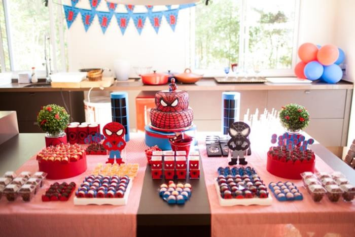 Spiderman Kids Party
 Kara s Party Ideas Spiderman Party Planning Ideas Supplies