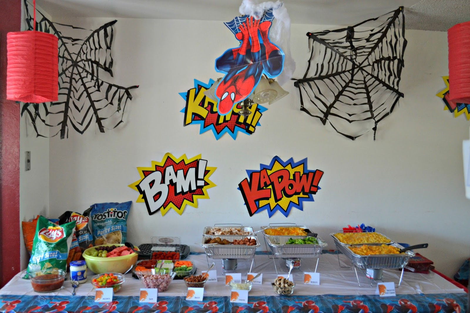 Spiderman Kids Party
 A Spidery Spider Man Birthday Party