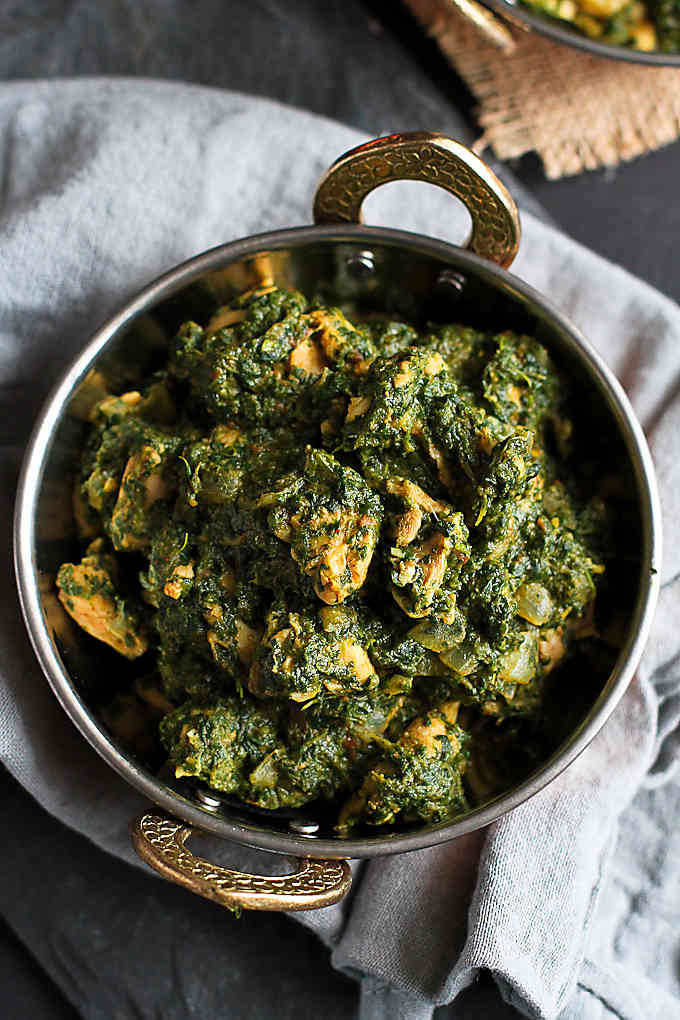 Spinach Recipes Indian
 Spinach & Chicken Curry Recipe Chicken Saag Cookin Canuck