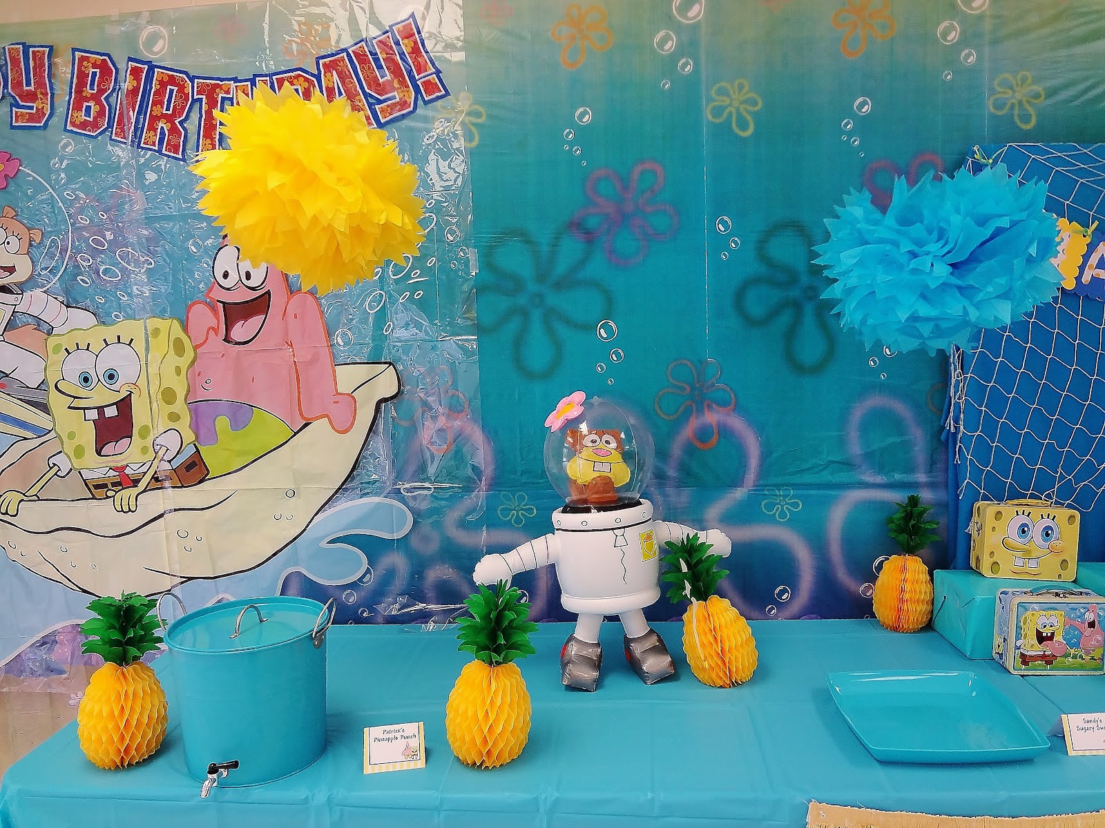 Spongebob Birthday Decorations
 Karo s Fun Land Party Feature SpongeBob Birthday Party