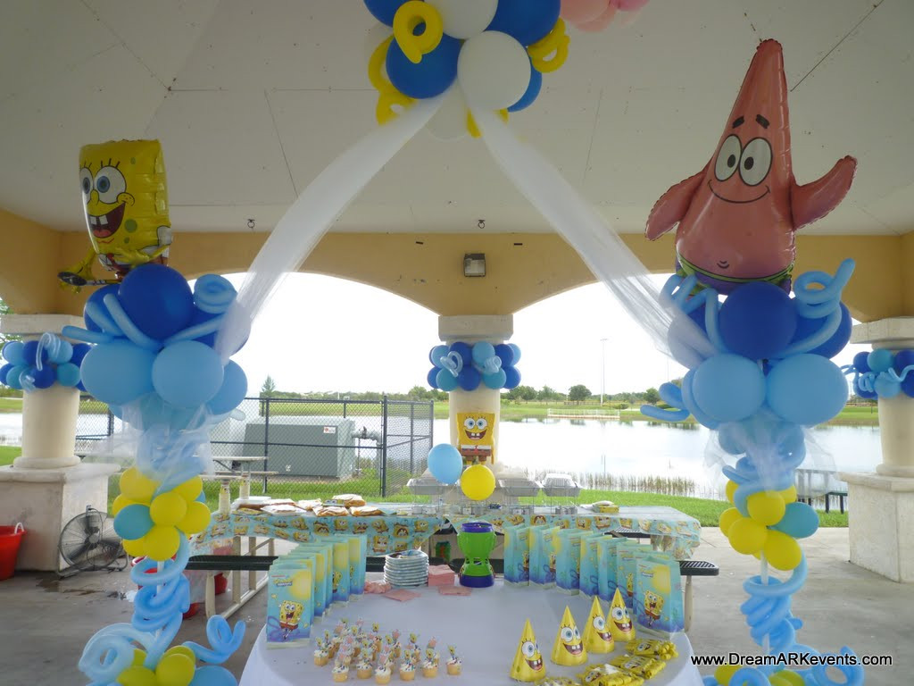 Spongebob Birthday Decorations
 DreamARK Events Blog SpongeBob Theme Birthday Decor