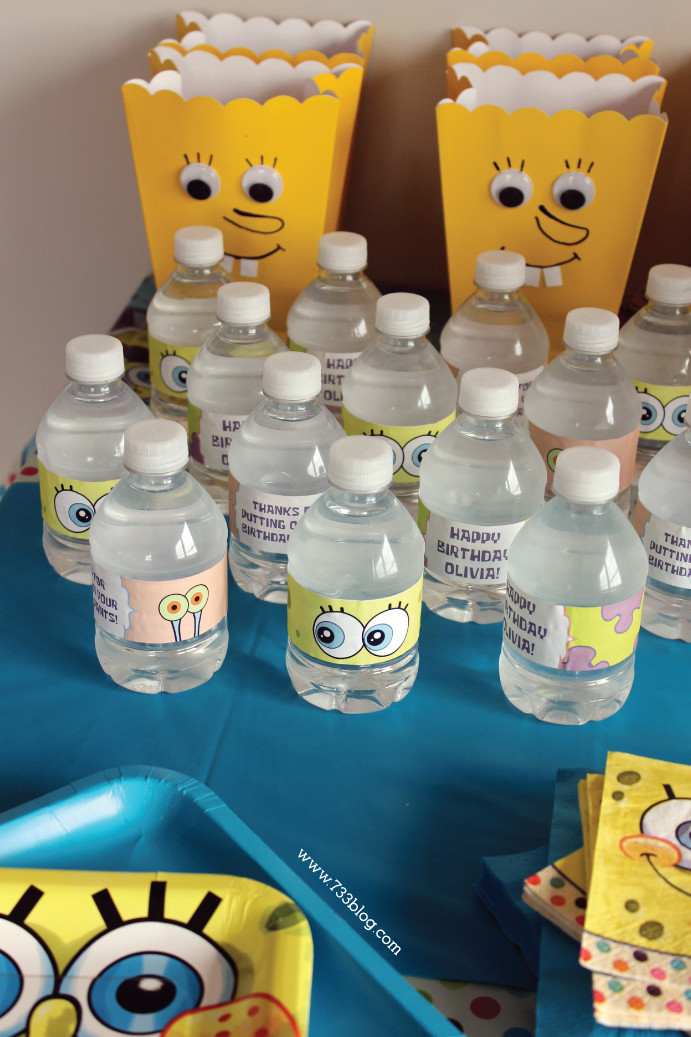 Spongebob Birthday Decorations
 Spongebob Squarepants Birthday Party Inspiration Made Simple