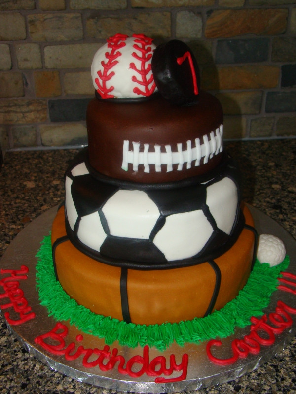 Sports Birthday Cakes
 Sports Birthday Cake
