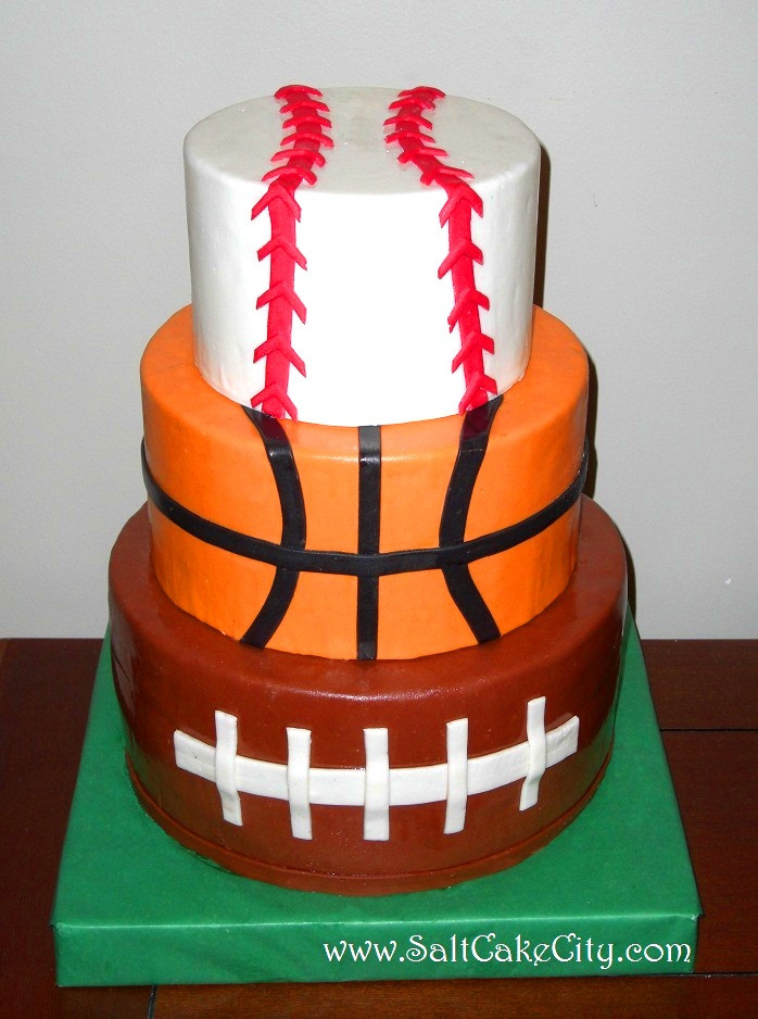 Sports Birthday Cakes
 Salt Cake City Sports Cake