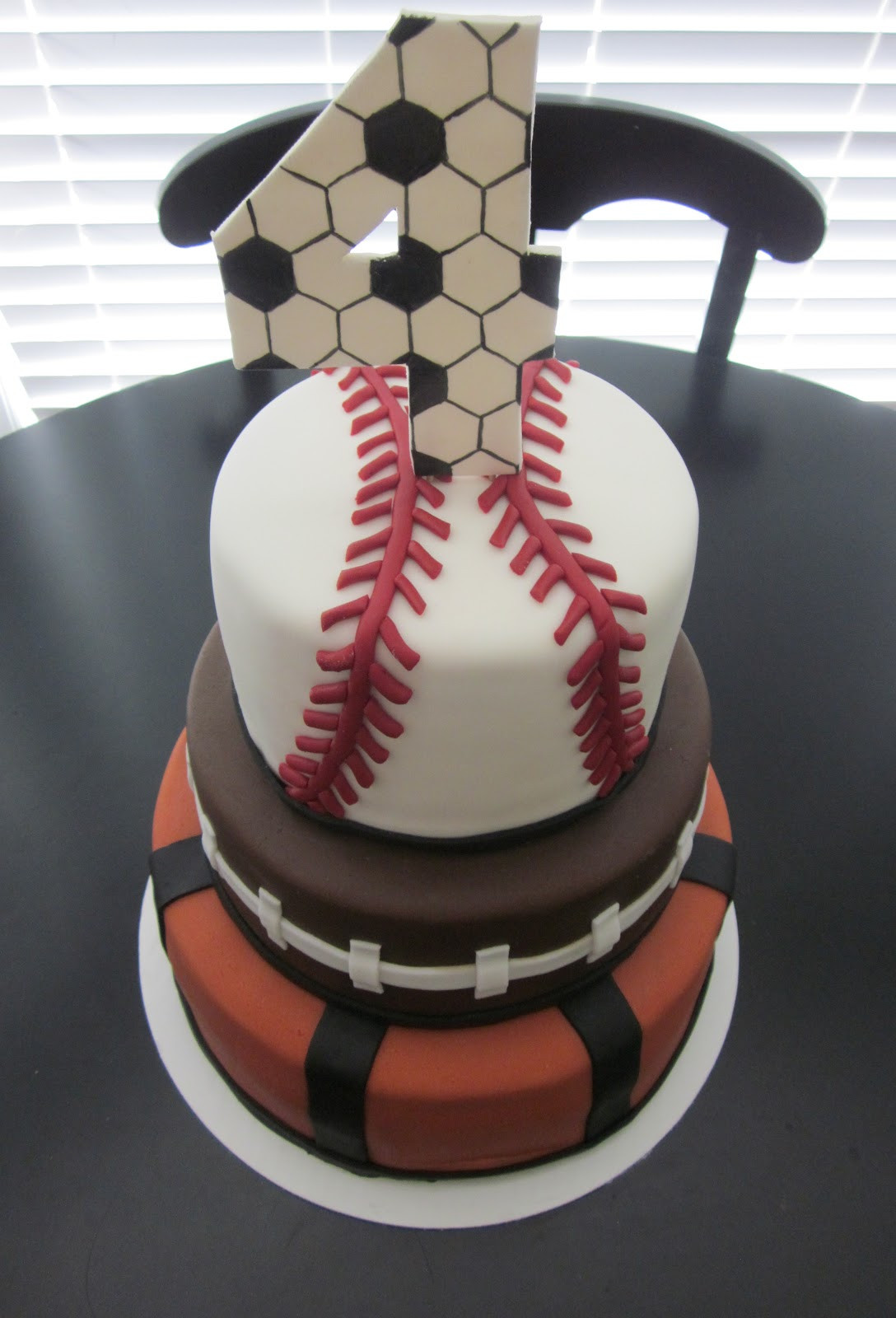 Sports Birthday Cakes
 Darlin Designs Happy Birthday Sport s Cake
