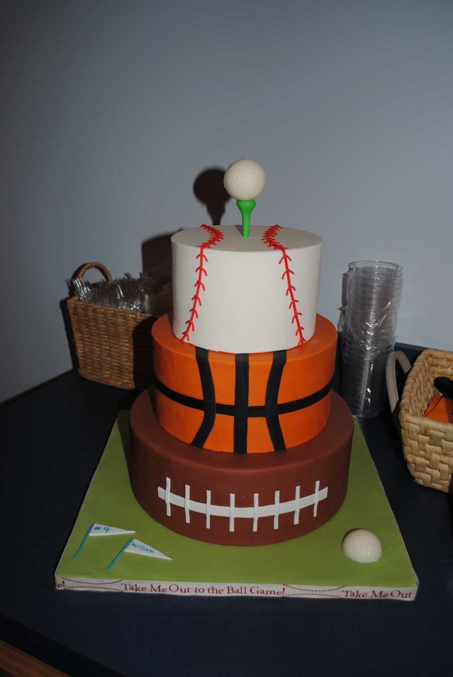 Sports Birthday Cakes
 Sports Themed Birthday Cake CakeCentral