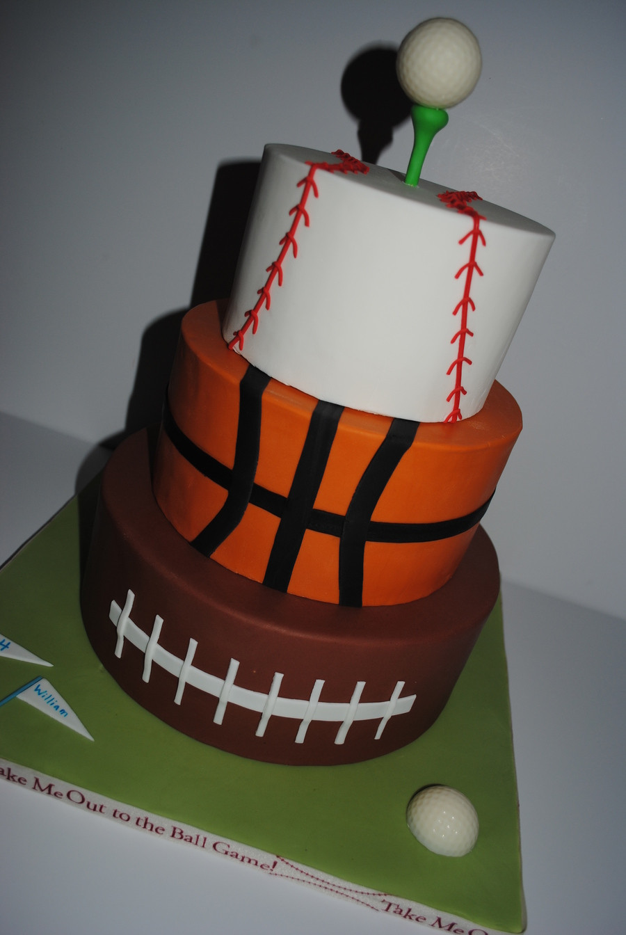 Sports Birthday Cakes
 Sports Themed Birthday Cake CakeCentral