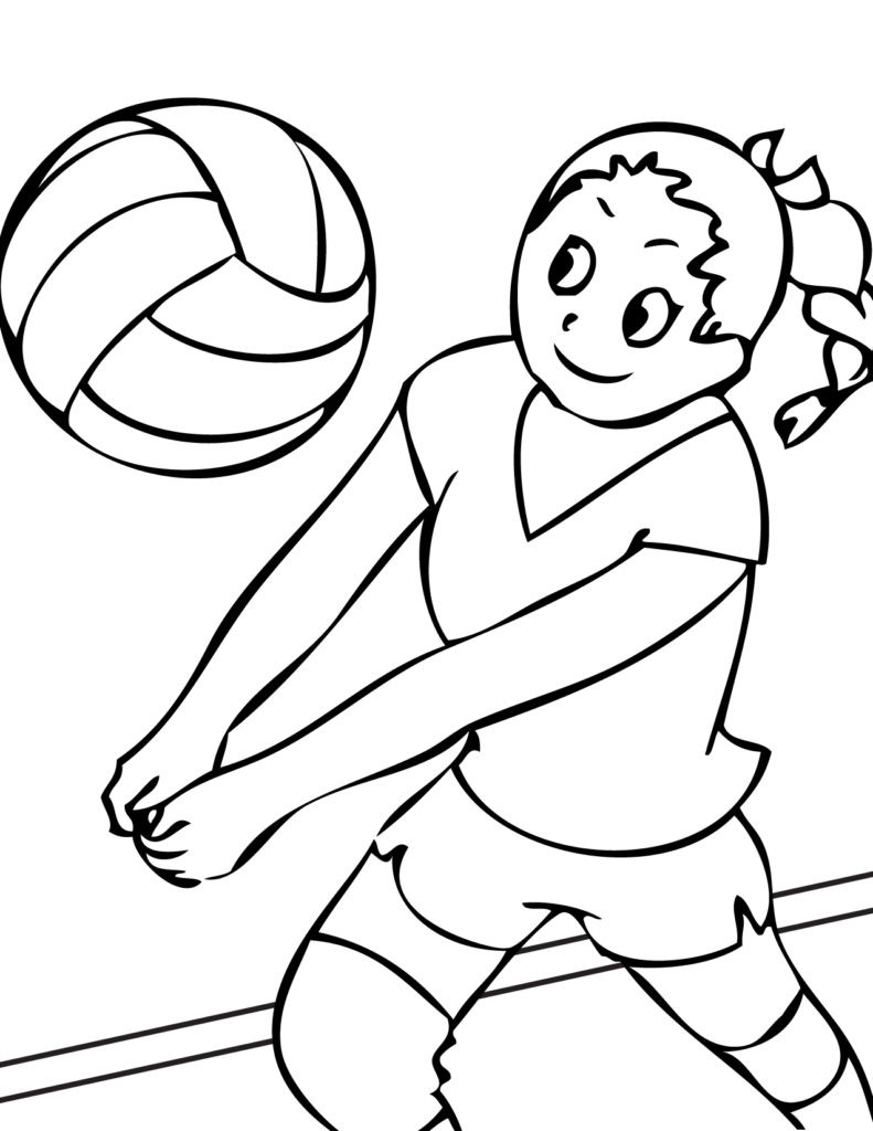 Sports Coloring Pages For Adults
 Coloring Pages Cartoon Sports Coloring Pages Download And
