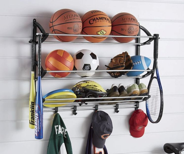 Sports Equipment Organizer For Garage
 Sports Equipment Storage Rack Garage Organizer Station