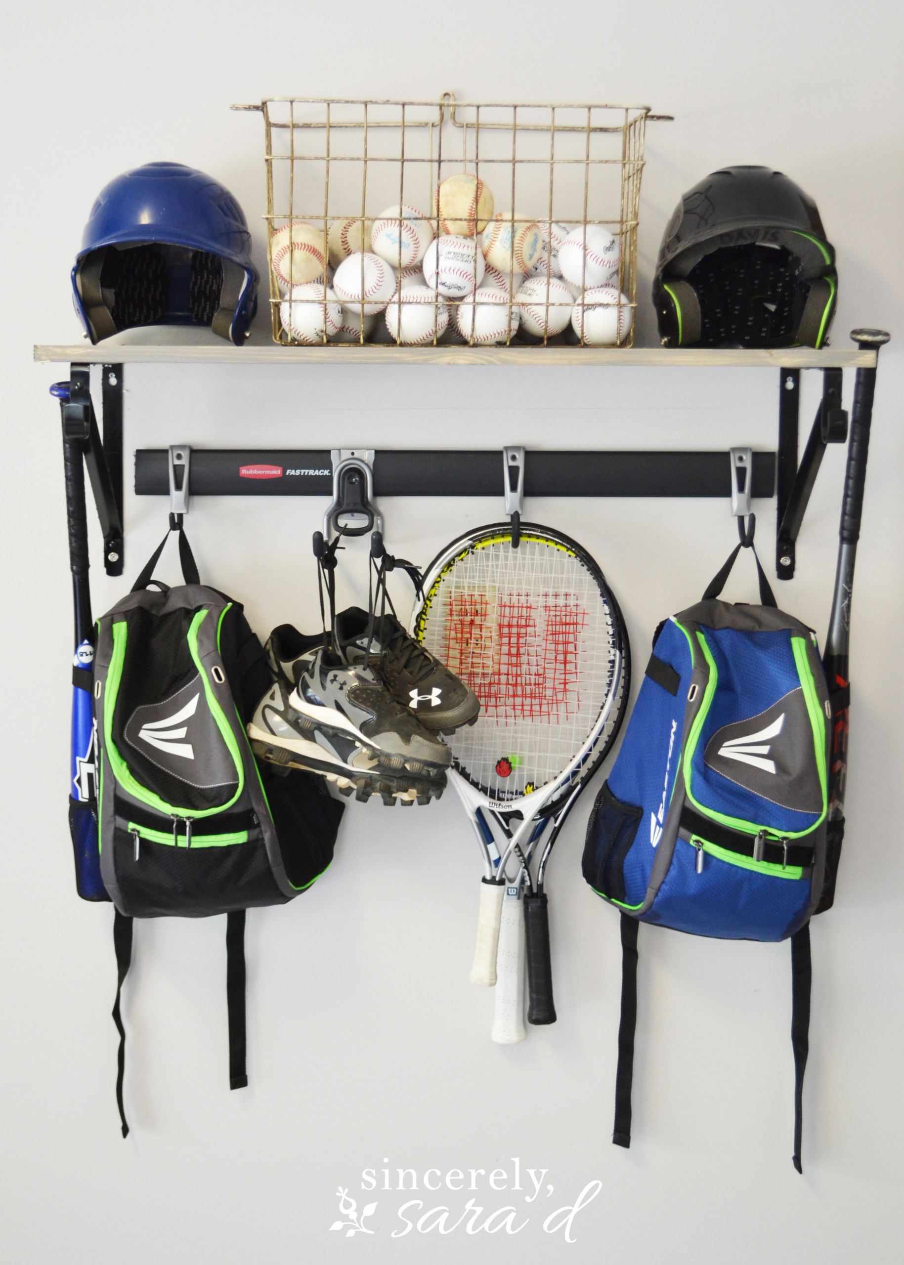 Sports Equipment Organizer For Garage
 Garage Sports Equipment Organizer