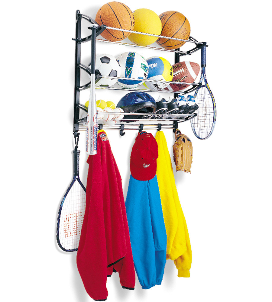 Sports Organizer For Garage
 Sports Equipment Storage Rack in Sports Equipment Organizers