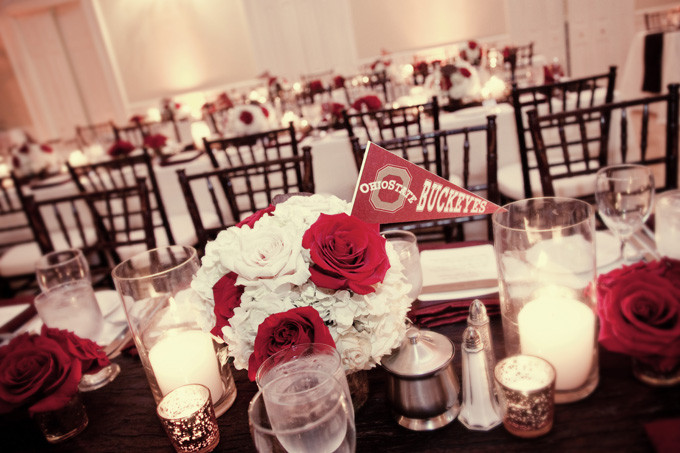 Sports Themed Weddings
 An Elegant Red Sports Themed Wedding