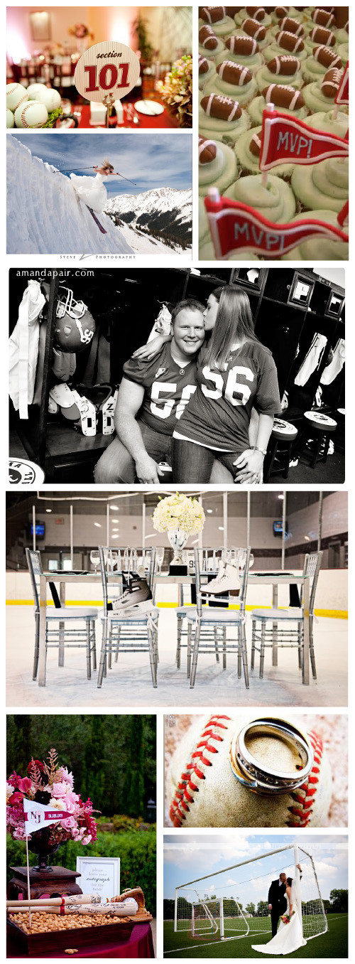 Sports Themed Weddings
 Sports Themed Weddings