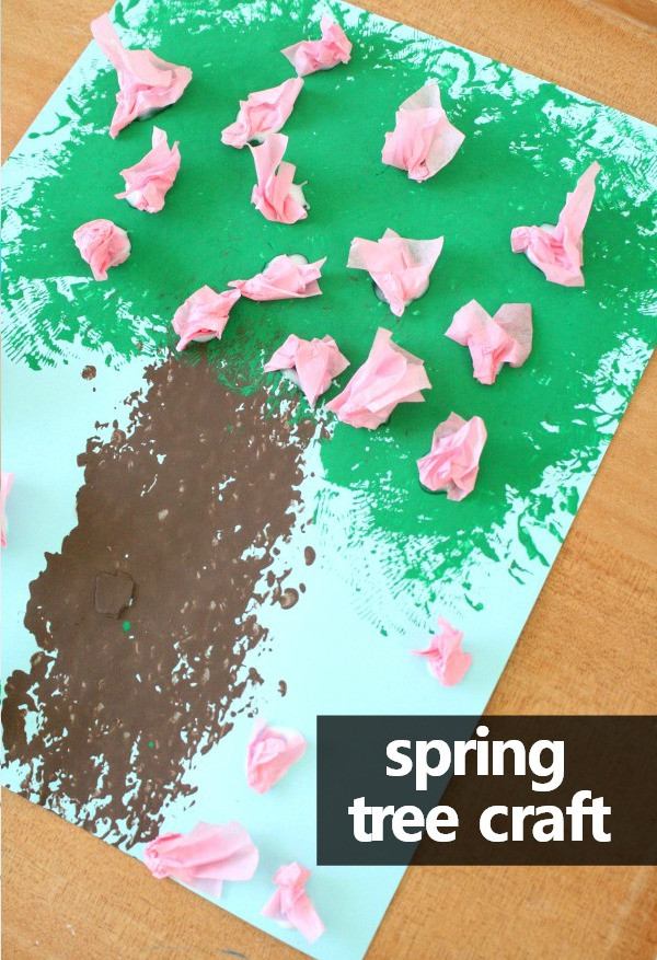 Spring Craft Ideas For Preschoolers
 Flowery Tree Spring Craft for Kids Fantastic Fun & Learning