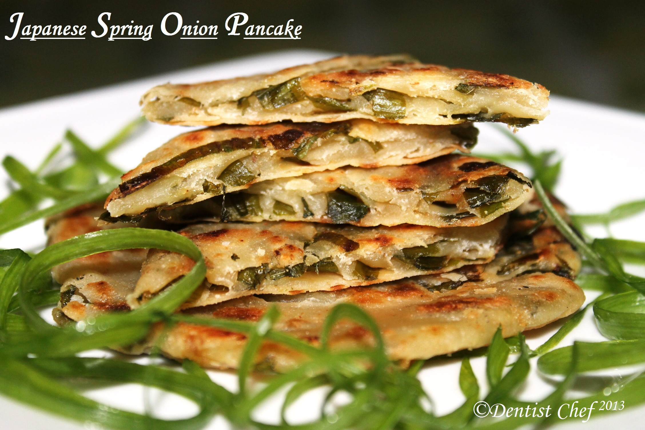 Spring Onion Recipe
 Japanese Spring ion Scallion Leek Pancake ala Dentist