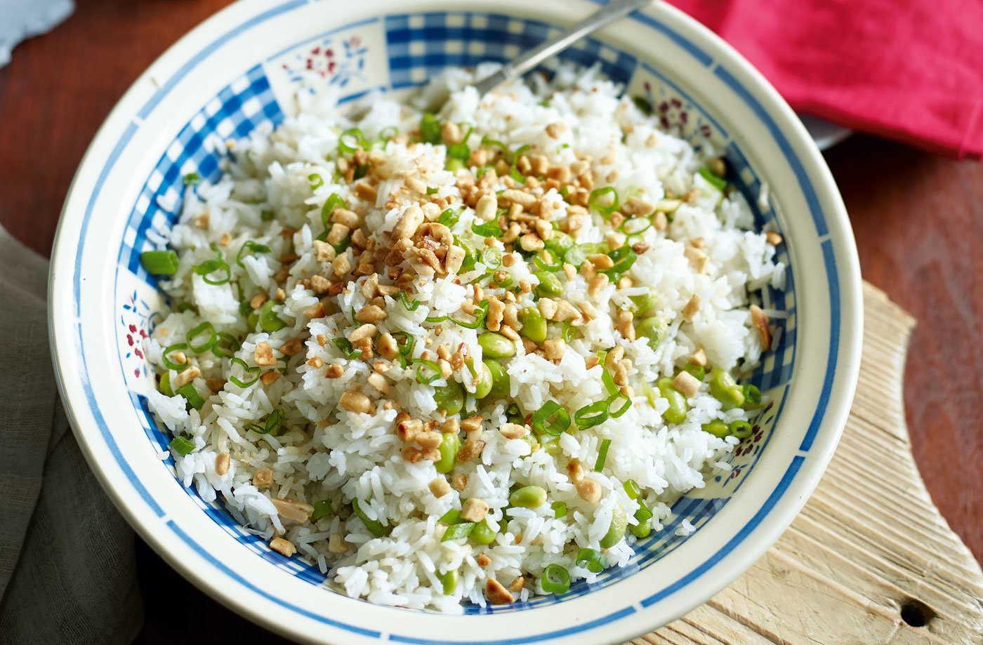 Spring Onion Recipe
 Spring onion and peanut fried rice