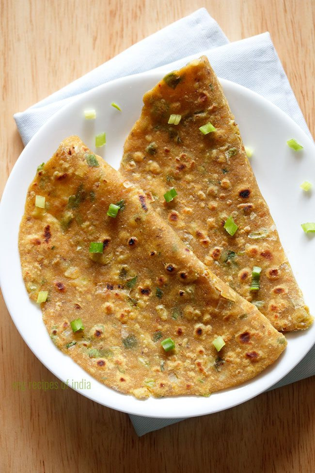 Spring Onion Recipe
 spring onion paratha recipe