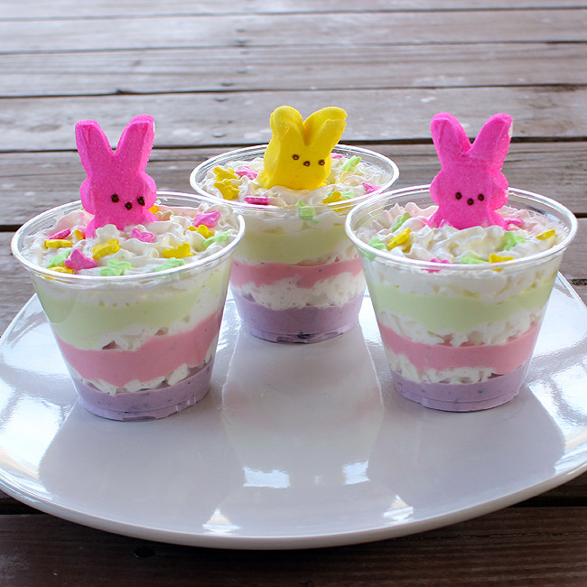 Spring Recipes For Kids
 Layered Easter Yogurt Treats