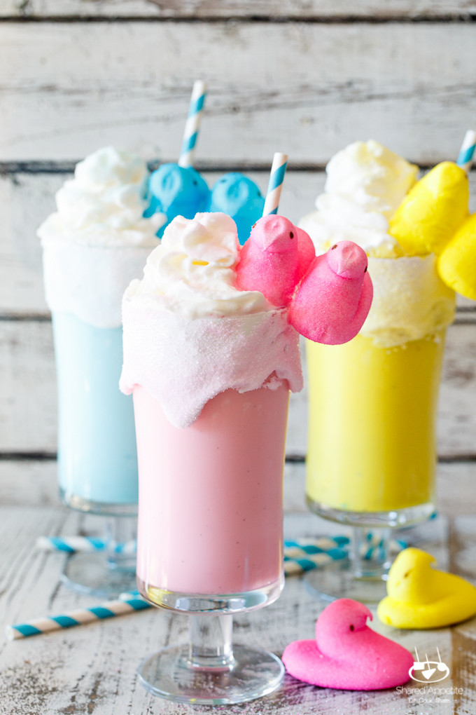Spring Recipes For Kids
 Toasted Marshmallow Easter Peeps Milkshakes d Appetite