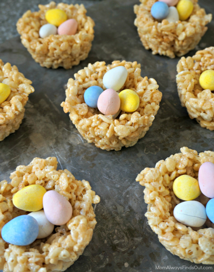 Spring Recipes For Kids
 Rice Krispie Easter Treats Candy "Nests" Mom Always