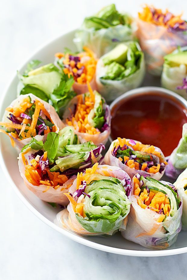 Spring Vegetarian Recipes
 Veggie Spring Rolls Recipe — Eatwell101