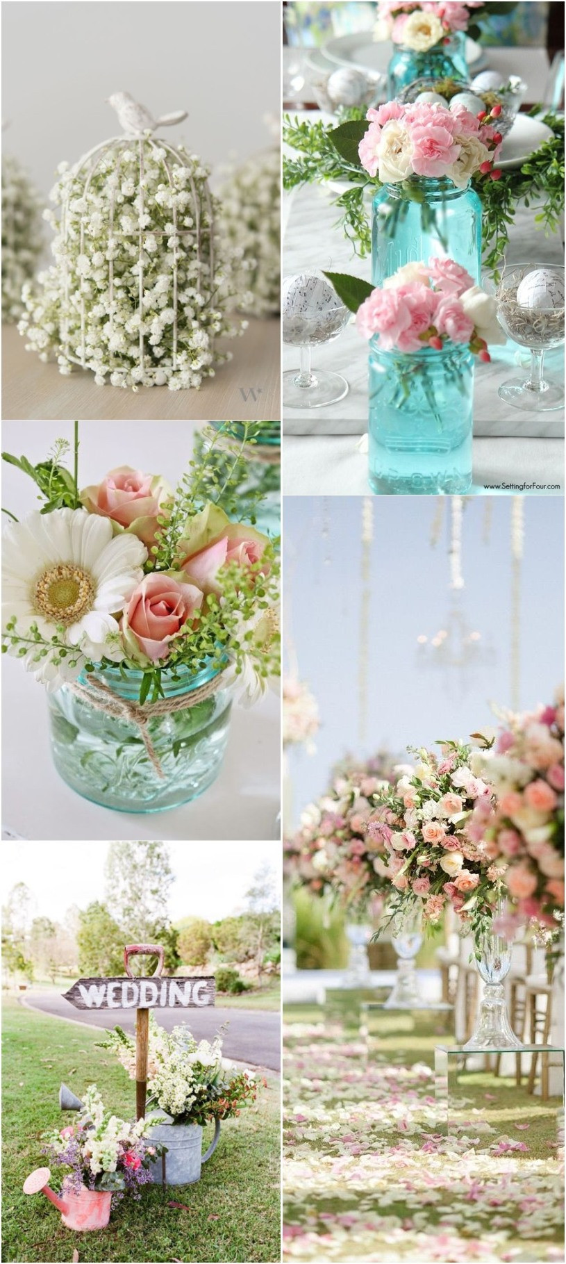 Spring Wedding Decorations
 2017 Spring Wedding Color and Ideas