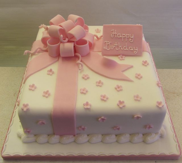 Square Birthday Cakes
 Adult Cakes Rathbones Bakery Upholland