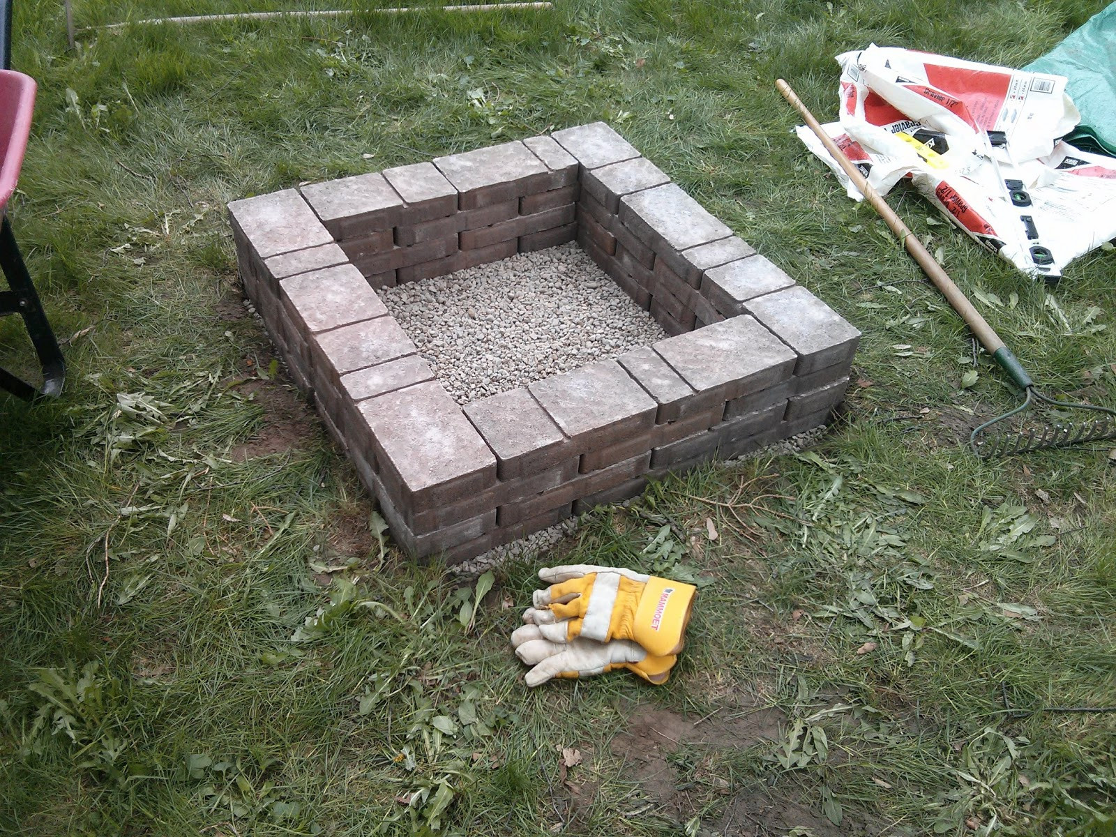 Square Firepit Ideas
 Divinely Gifted Mothers Day DIY Fire Pit