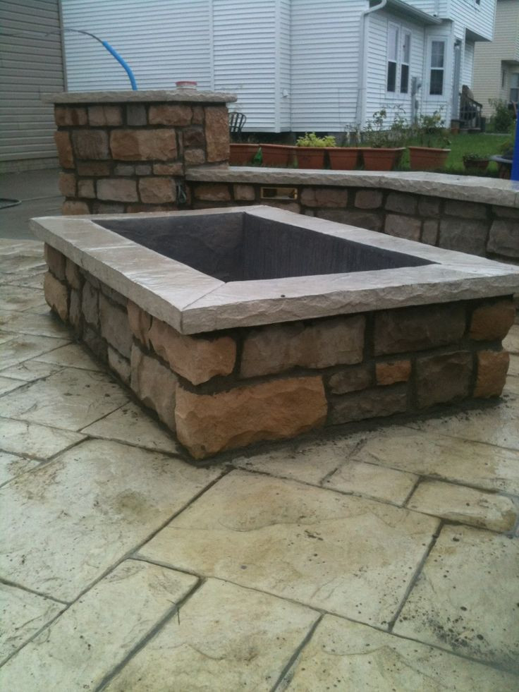 Square Firepit Ideas
 square fire pit patio ideas