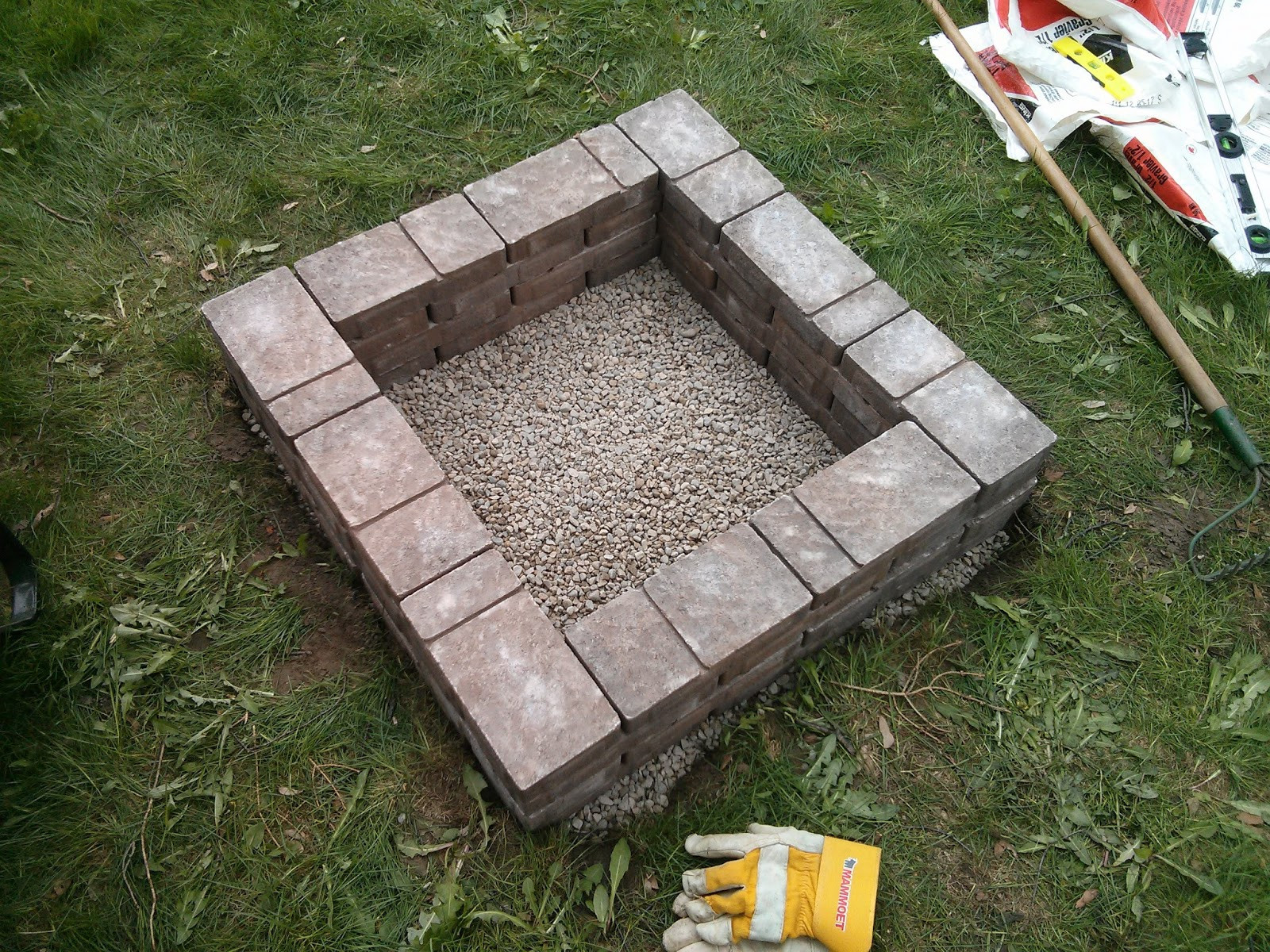 Square Firepit Ideas
 Divinely Gifted Mothers Day DIY Fire Pit