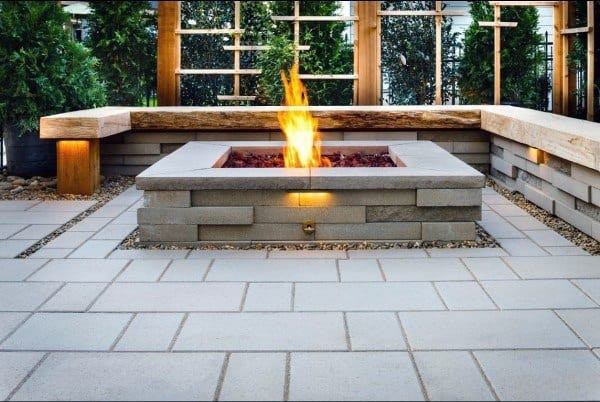 Square Firepit Ideas
 Top 60 Best Fire Pit Ideas Heated Backyard Retreat Designs