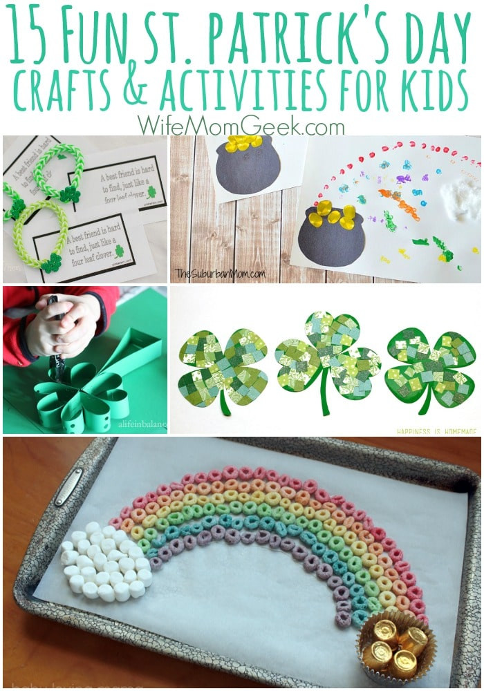 St Patrick Day Activities For Kids
 15 Easy St Patrick s Day Crafts and Activities for Kids