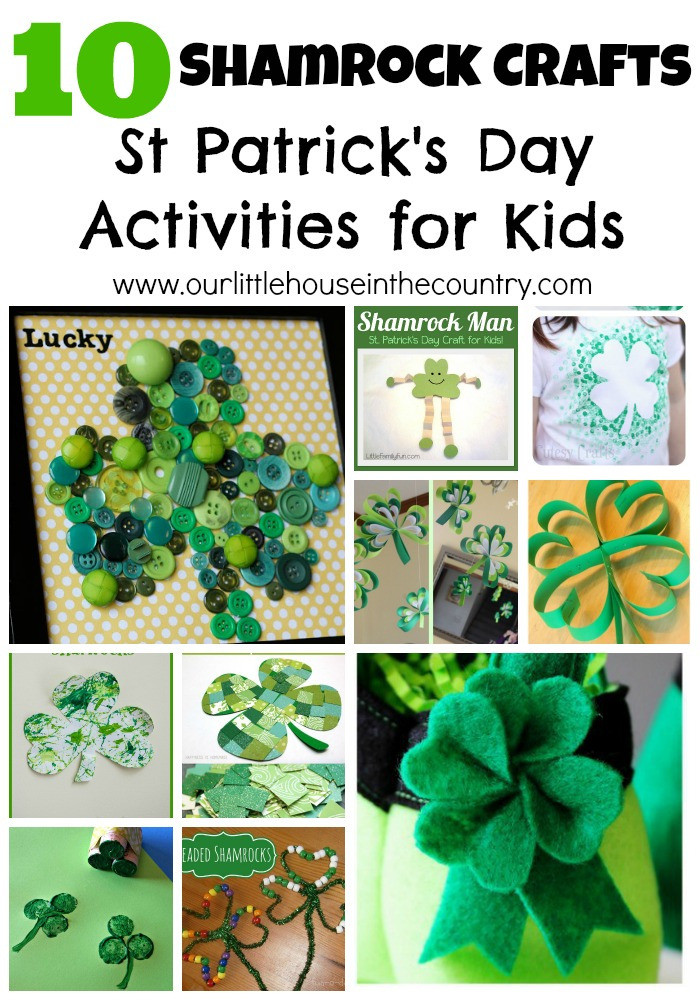 St Patrick Day Activities For Kids
 St Patrick’s Day Shamrock Crafts for Kids