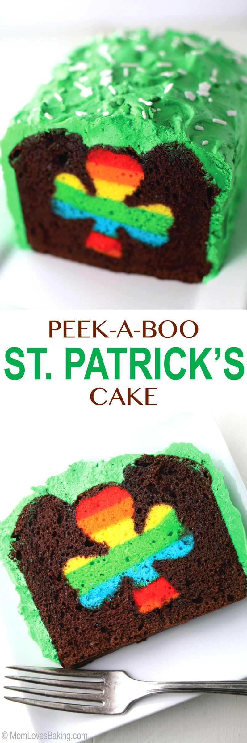 St Patrick Day Cake Ideas
 Peek A Boo St Patrick s Day Cake Mom Loves Baking