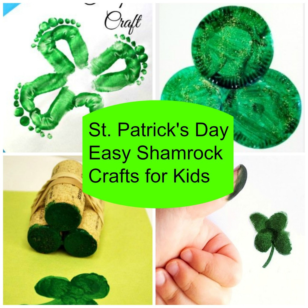 St Patrick Day Crafts For Toddlers
 5 Easy Shamrock St Patrick s Day Crafts for Kids