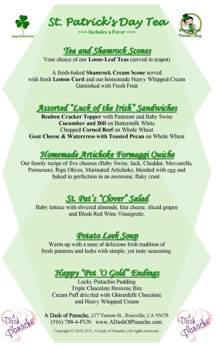 St Patrick Day Menu Ideas
 Pin by Janet B Walker on St Patrick s Day