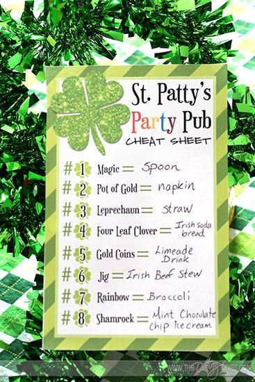 St Patrick Day Menu Ideas
 St Patty s Party Pub A Fun St Patrick s Day Family