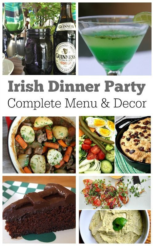 St Patrick Day Menu Ideas
 Irish Dinner Party Menu