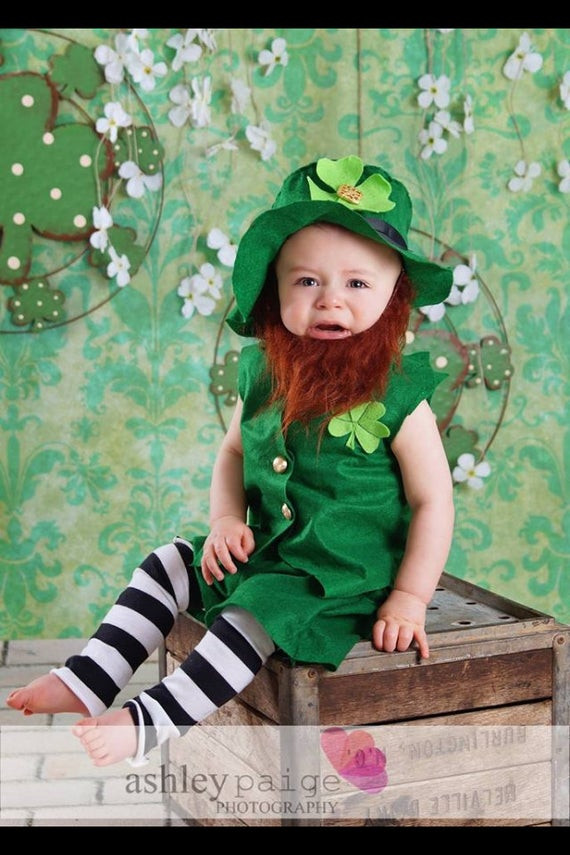 St Patrick's Day Baby Picture Ideas
 Babys Leprechaun Costume Boys or Girls Costumes Leprechaun