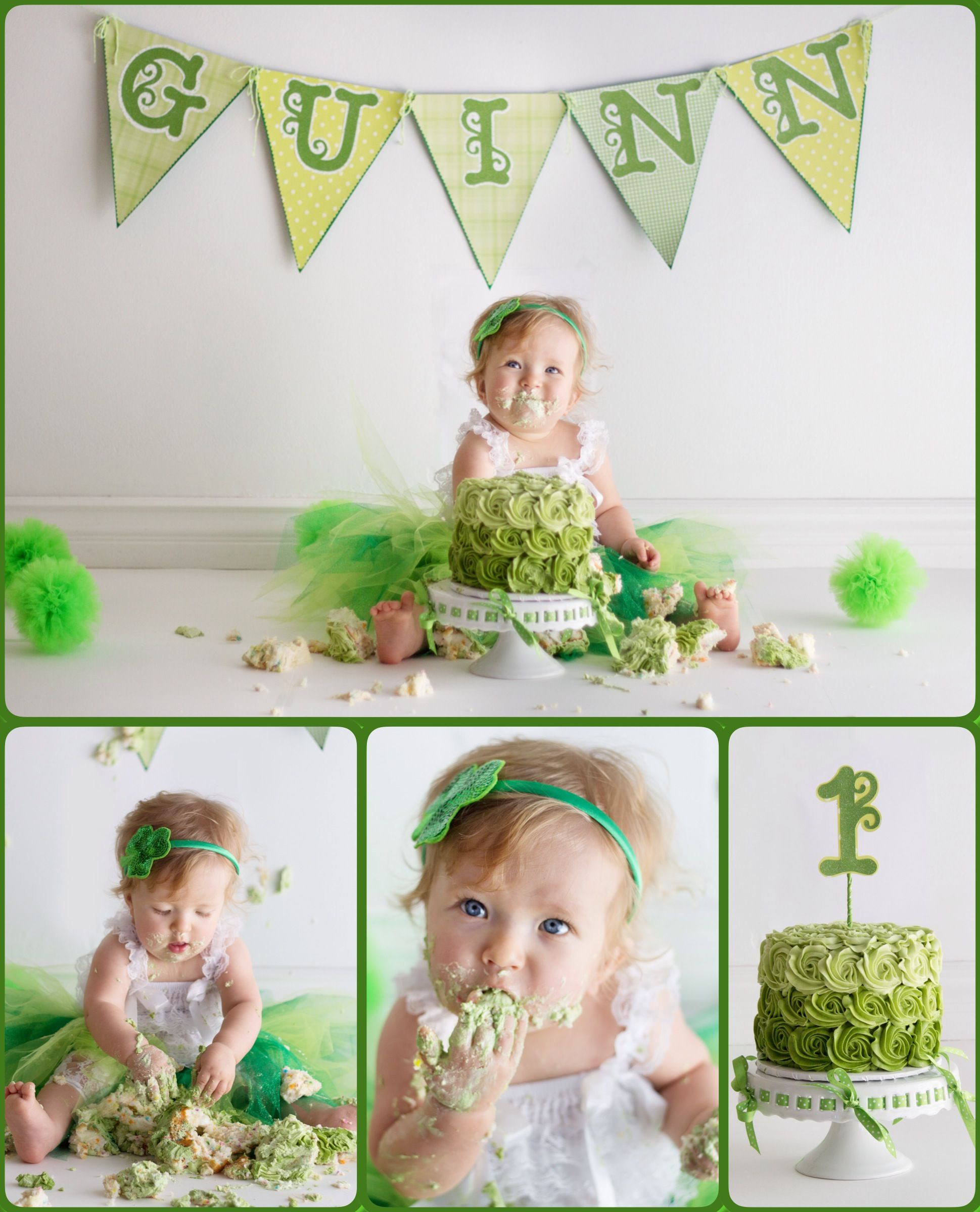 St Patrick's Day Baby Picture Ideas
 Smash the Cake St Patrick s Day Baby