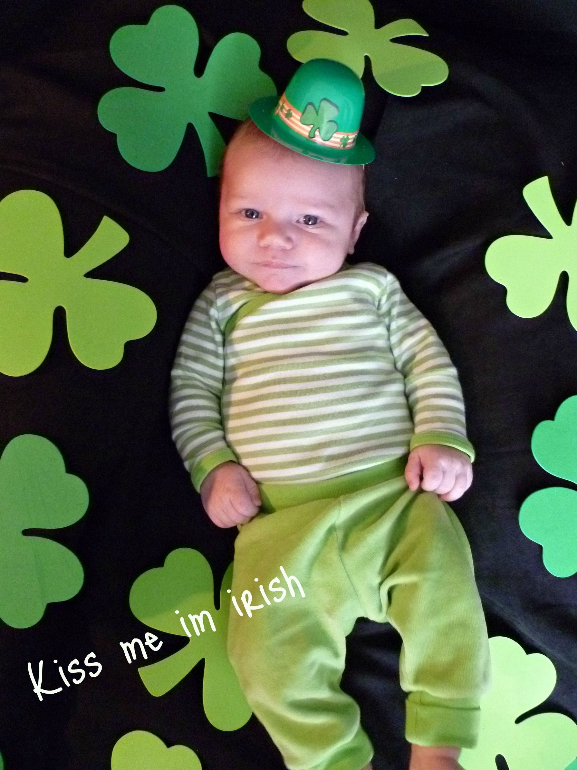 St Patrick's Day Baby Picture Ideas
 St Pattys day picture of my little one