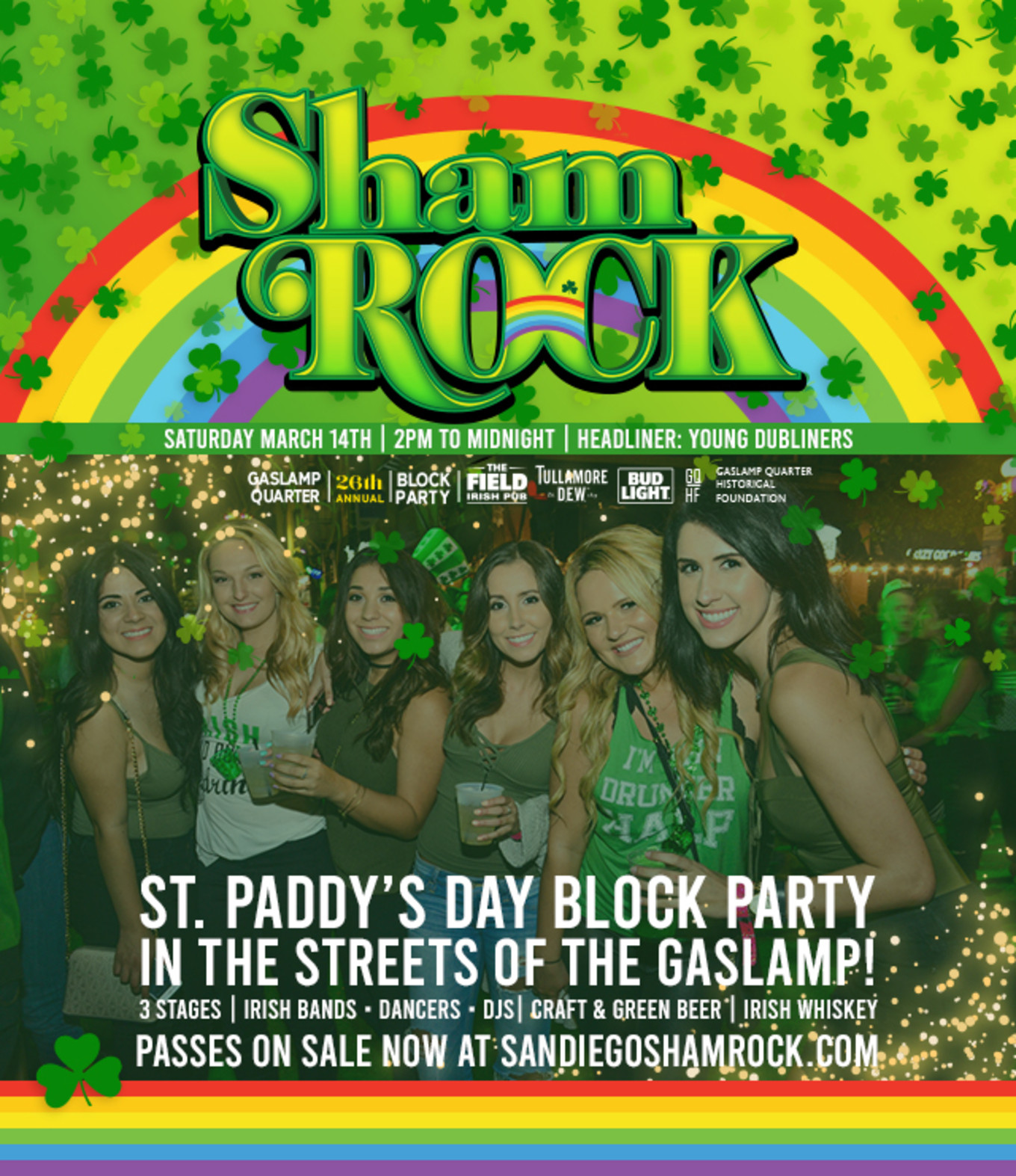 St Patrick's Day Block Party
 San Diego s 1 St Patrick s Day Outdoor Block Party 2020
