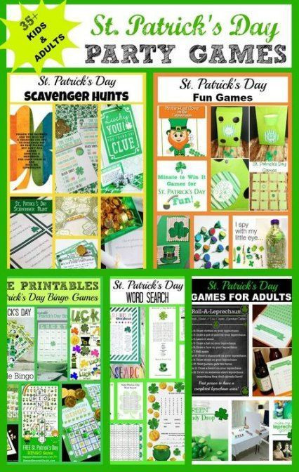 St Patrick's Day Children's Activities
 64 Ideas for St Patrick s Day Party Games for Aduls